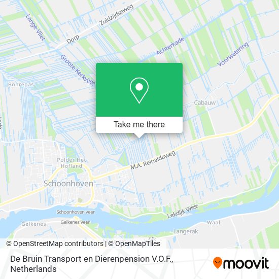 De Bruin Transport en Dierenpension V.O.F. map