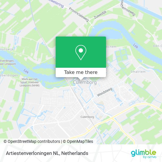 Artiestenverloningen NL Karte