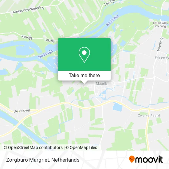 Zorgburo Margriet map
