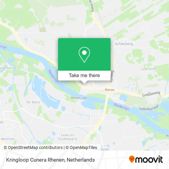 Kringloop Cunera Rhenen map