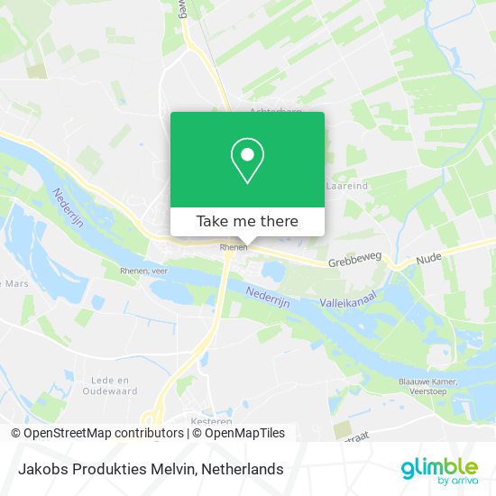 Jakobs Produkties Melvin map