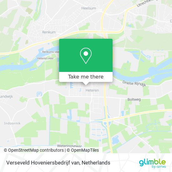 Verseveld Hoveniersbedrijf van map