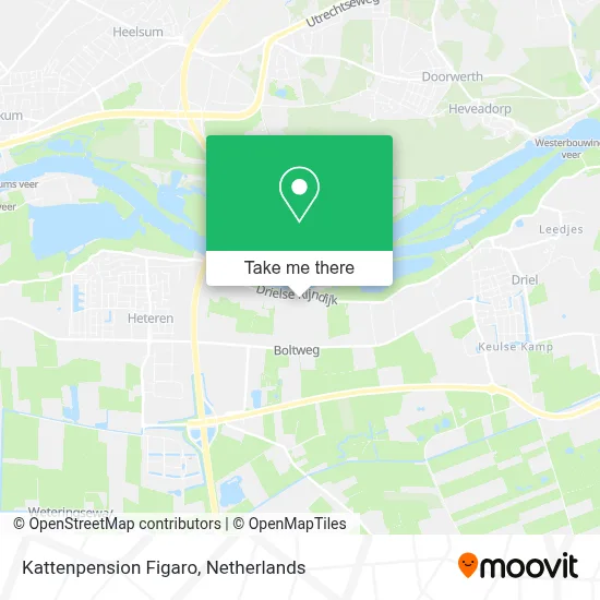 Kattenpension Figaro map