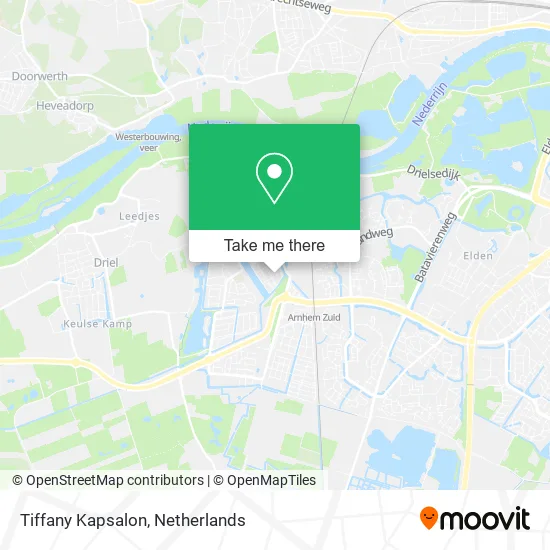 Tiffany Kapsalon map