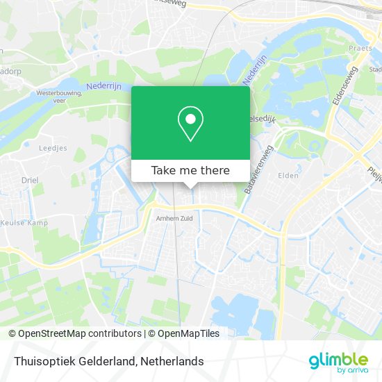 Thuisoptiek Gelderland Karte