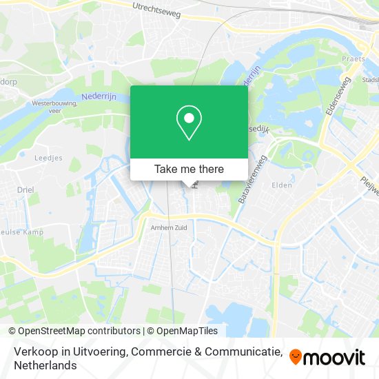 Verkoop in Uitvoering, Commercie & Communicatie Karte