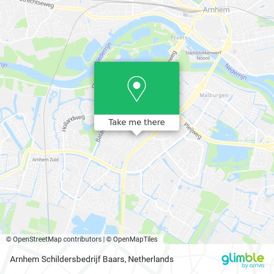 Arnhem Schildersbedrijf Baars map