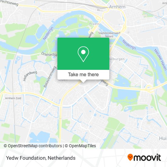 Yedw Foundation map