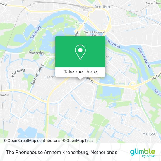 The Phonehouse Arnhem Kronenburg Karte