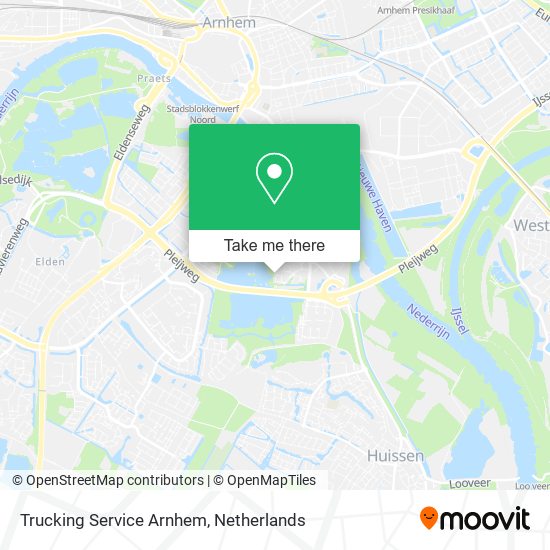 Trucking Service Arnhem map