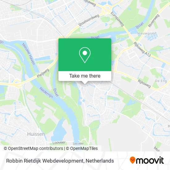 Robbin Rietdijk Webdevelopment map