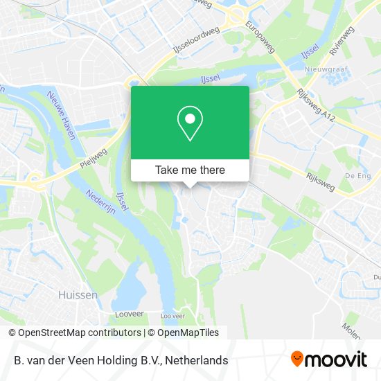 B. van der Veen Holding B.V. map