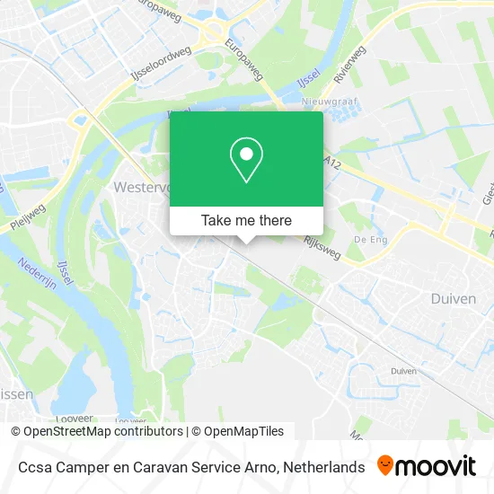 Ccsa Camper en Caravan Service Arno map