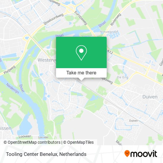 Tooling Center Benelux map