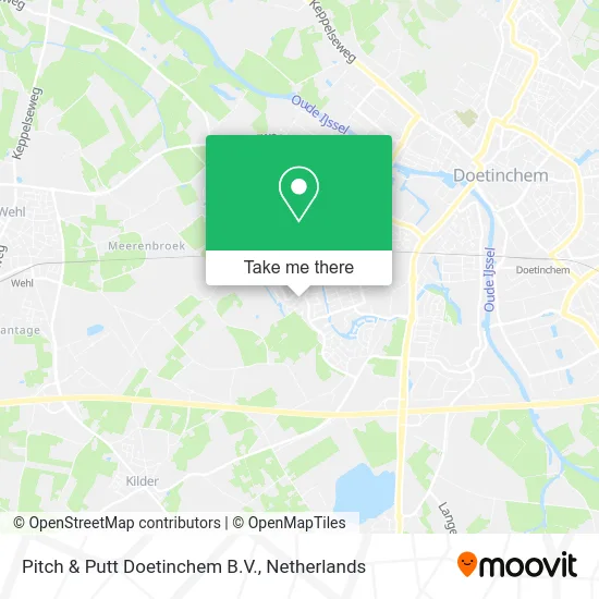 Pitch & Putt Doetinchem B.V. map