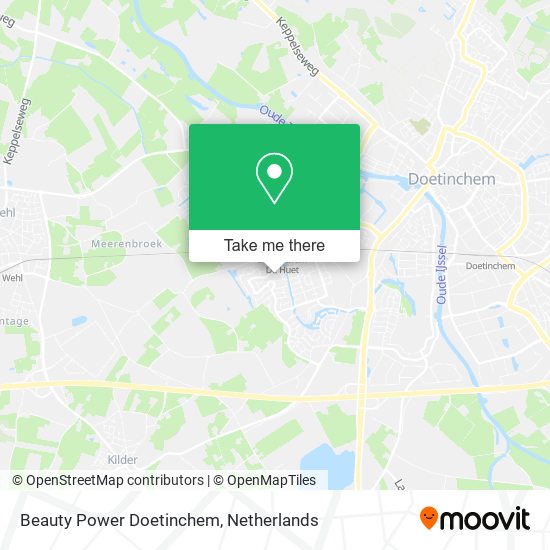 Beauty Power Doetinchem map