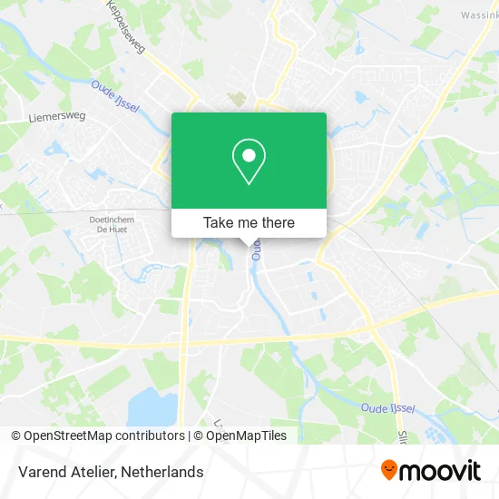 Varend Atelier map