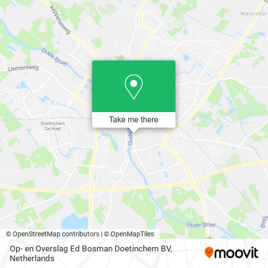 Op- en Overslag Ed Bosman Doetinchem BV Karte