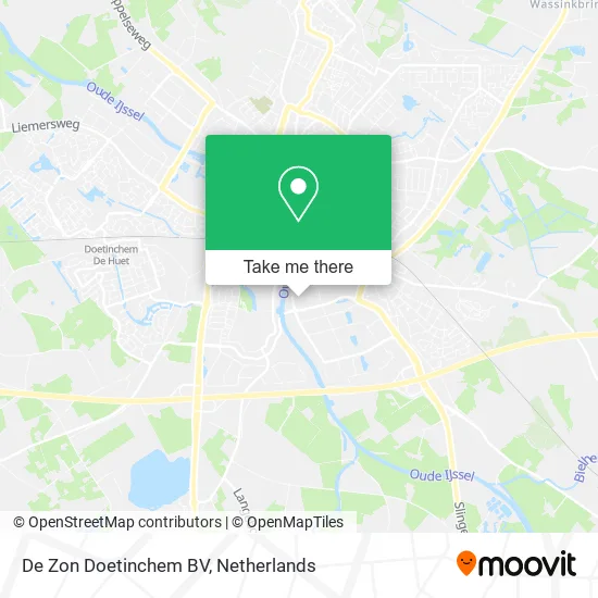 De Zon Doetinchem BV map