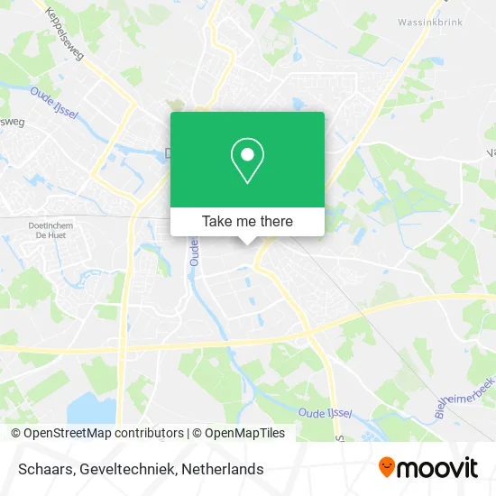 Schaars, Geveltechniek map