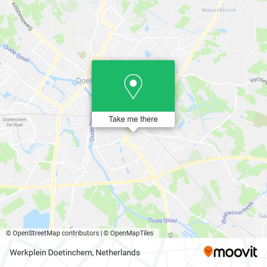 Werkplein Doetinchem map