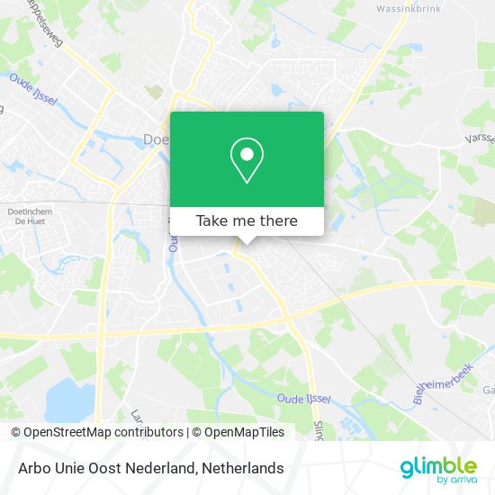 Arbo Unie Oost Nederland map