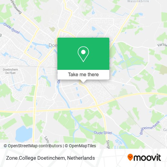 Zone.College Doetinchem Karte