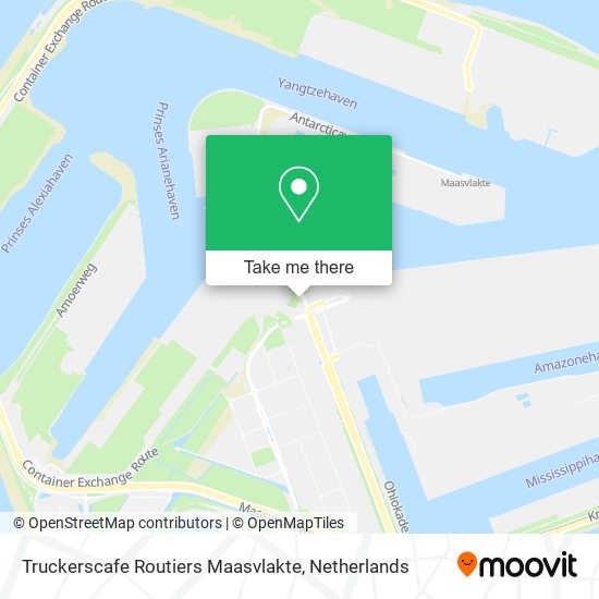 Truckerscafe Routiers Maasvlakte Karte