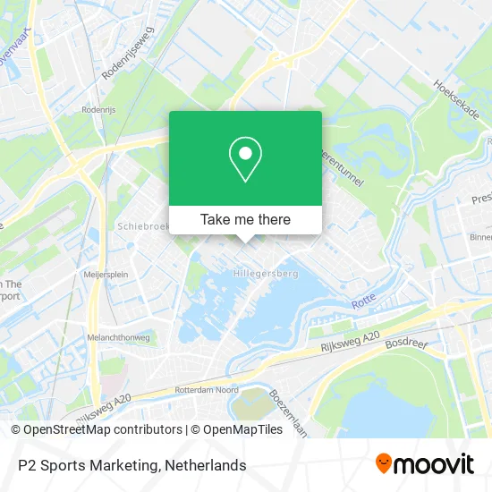 P2 Sports Marketing map