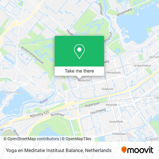 Yoga en Meditatie Instituut Balance Karte