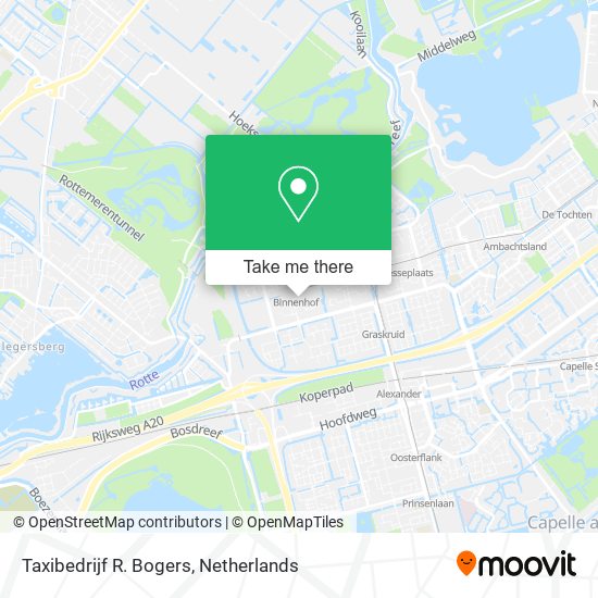 Taxibedrijf R. Bogers map