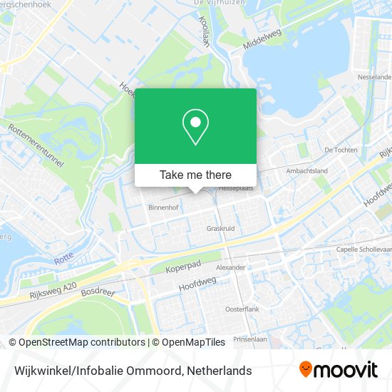 Wijkwinkel/Infobalie Ommoord map