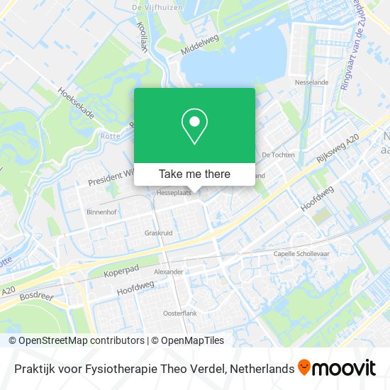 Praktijk voor Fysiotherapie Theo Verdel map