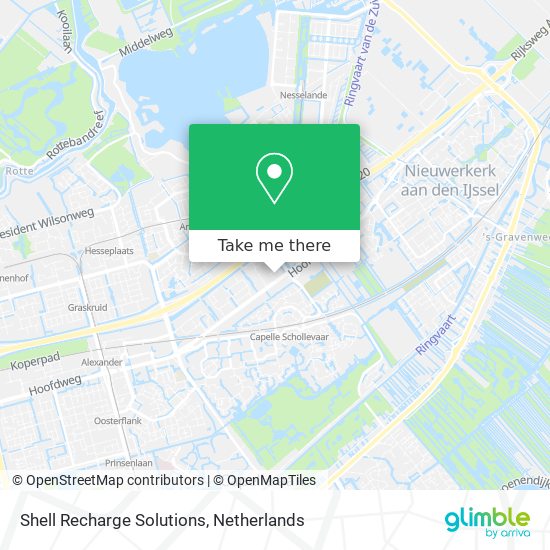 Shell Recharge Solutions map