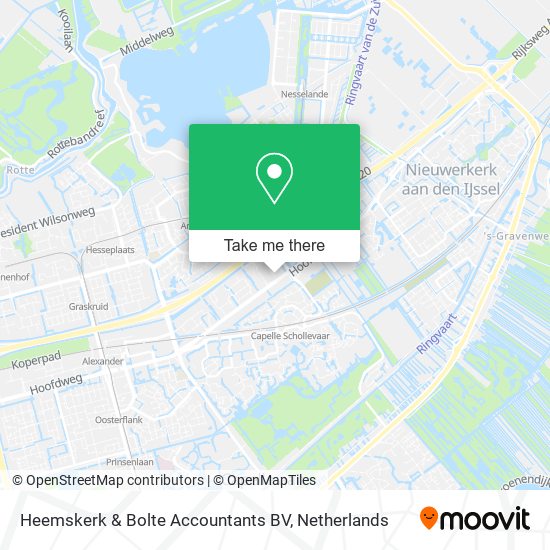 Heemskerk & Bolte Accountants BV map