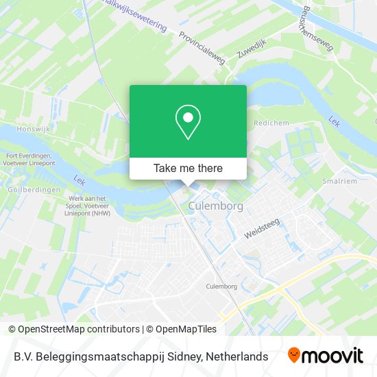 B.V. Beleggingsmaatschappij Sidney map