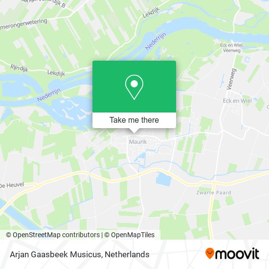 Arjan Gaasbeek Musicus map