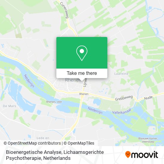 Bioenergetische Analyse, Lichaamsgerichte Psychotherapie map