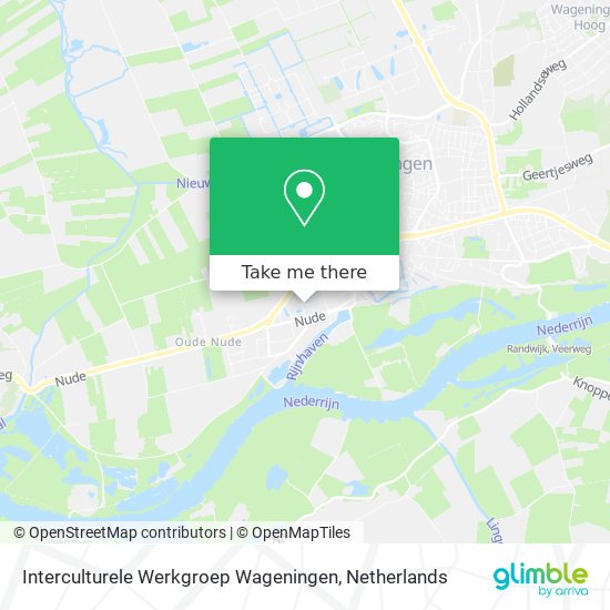 Interculturele Werkgroep Wageningen Karte