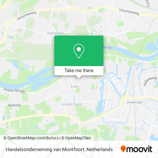 Handelsonderneming van Montfoort Karte