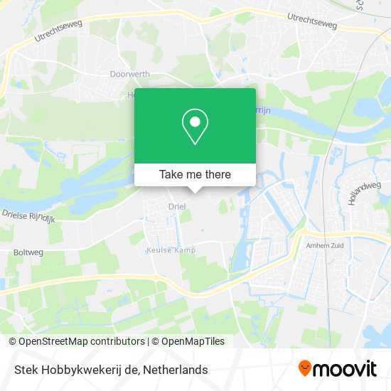 Stek Hobbykwekerij de map