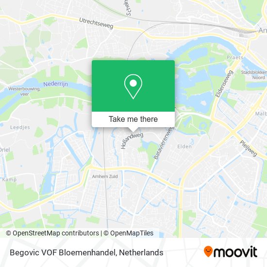 Begovic VOF Bloemenhandel map