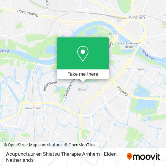 Acupunctuur en Shiatsu Therapie Arnhem - Elden map