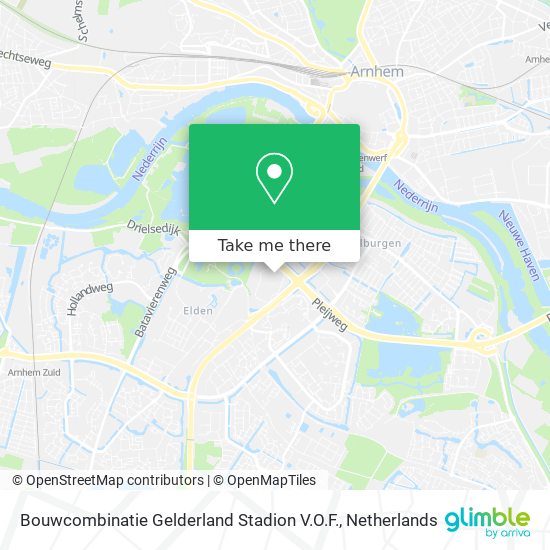 Bouwcombinatie Gelderland Stadion V.O.F. Karte