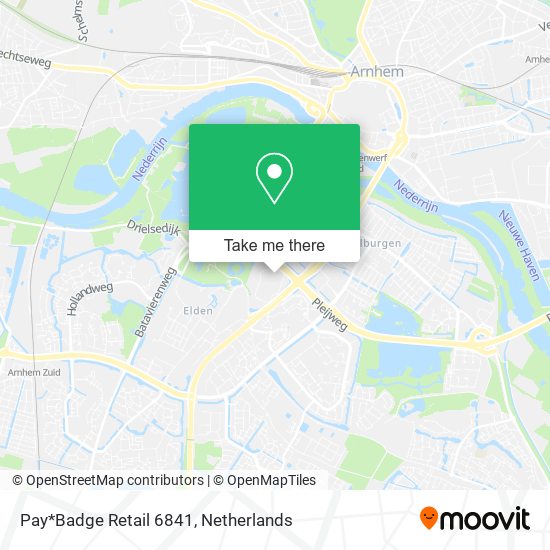 Pay*Badge Retail 6841 map