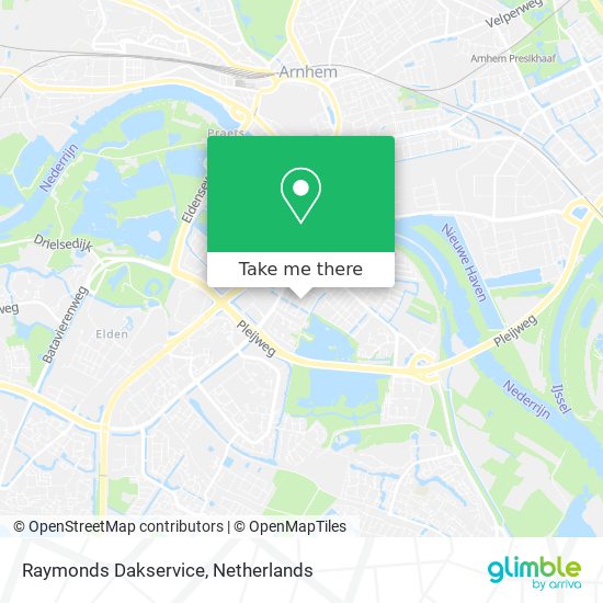 Raymonds Dakservice map