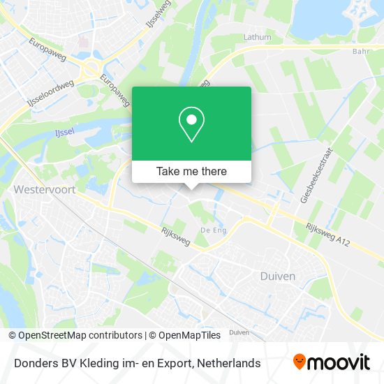 Donders BV Kleding im- en Export map