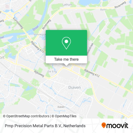 Pmp Precision Metal Parts B.V. map