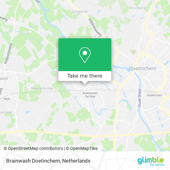 Brainwash Doetinchem map