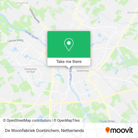 De Woonfabriek Doetinchem map